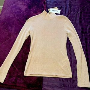 Beautiful Light Pink Turtleneck with Sparkles - Small